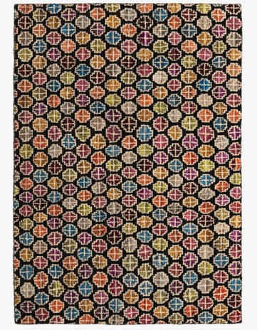 4' 9 x 6' 7 Hand Knotted Darya Wool Rug