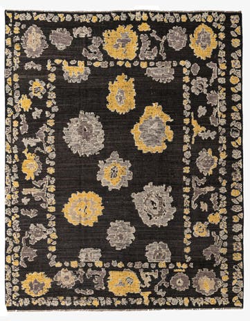 8' 1 x 10' 1 Hand Knotted Darya Wool Rug