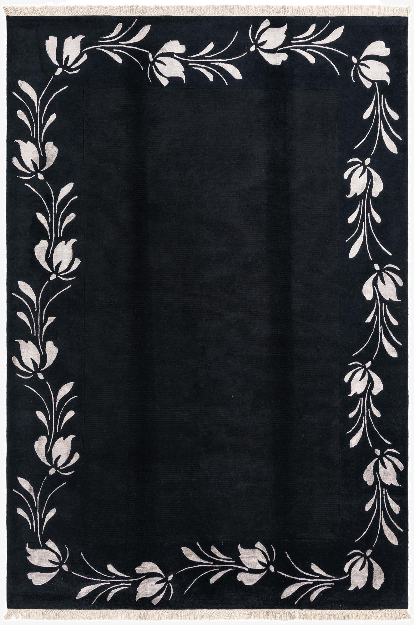 6' 9 x 9' 10  Hand Knotted Darya Wool Rug