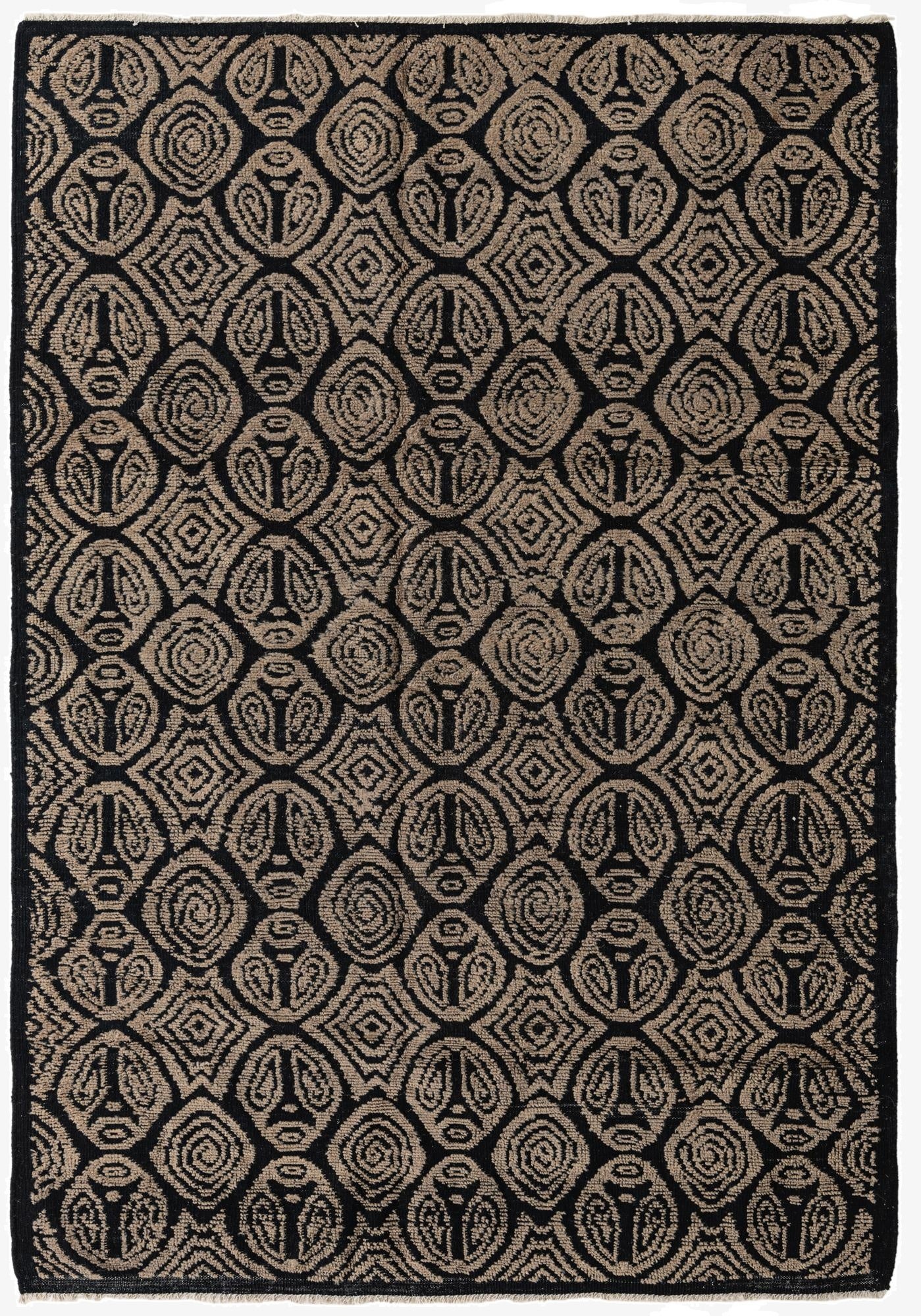 Primary image 6' 7 x 9' 6  Hand Knotted Darya Wool Rug