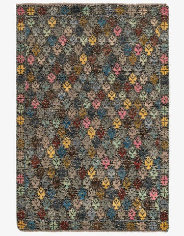 4' 1 x 6' Hand Knotted Darya Wool Rug
