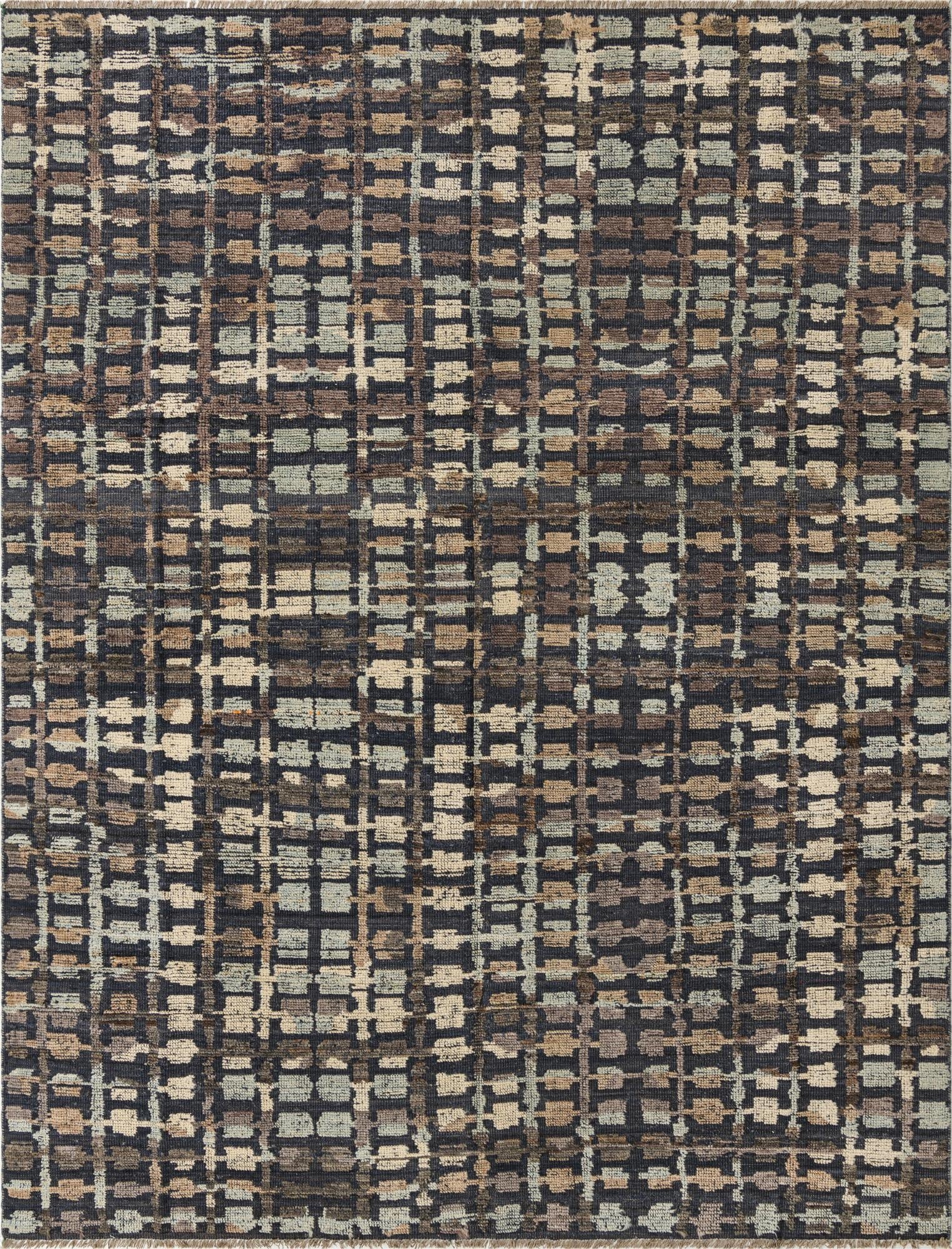 8' x 10' 5  Hand Knotted Darya Wool Rug