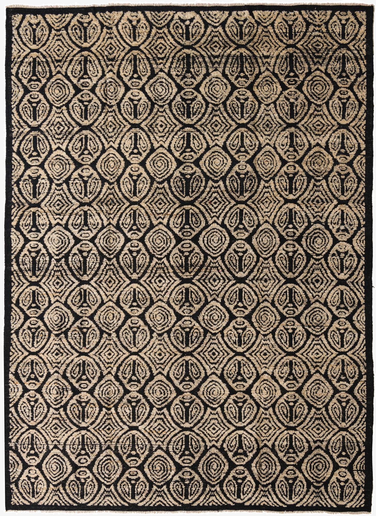 9' 4 x 12' 8  Hand Knotted Darya Wool Rug