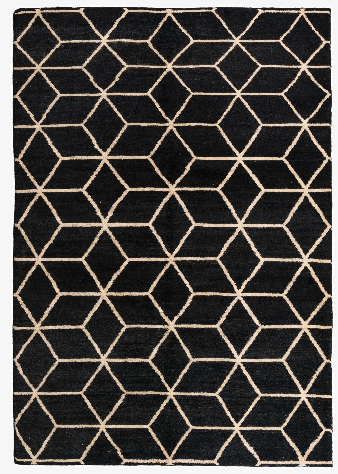 6' 5 x 9' 2  Hand Knotted Darya Wool Rug