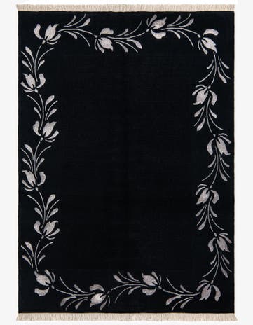 4' 11 x 6' 11 Hand Knotted Darya Wool Rug