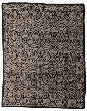 8' x 10' 3 Hand Knotted Darya Wool Rug