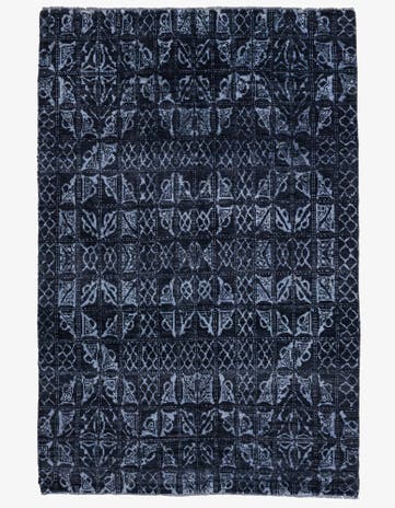 6' x 9' 1 Hand Knotted Darya Rug