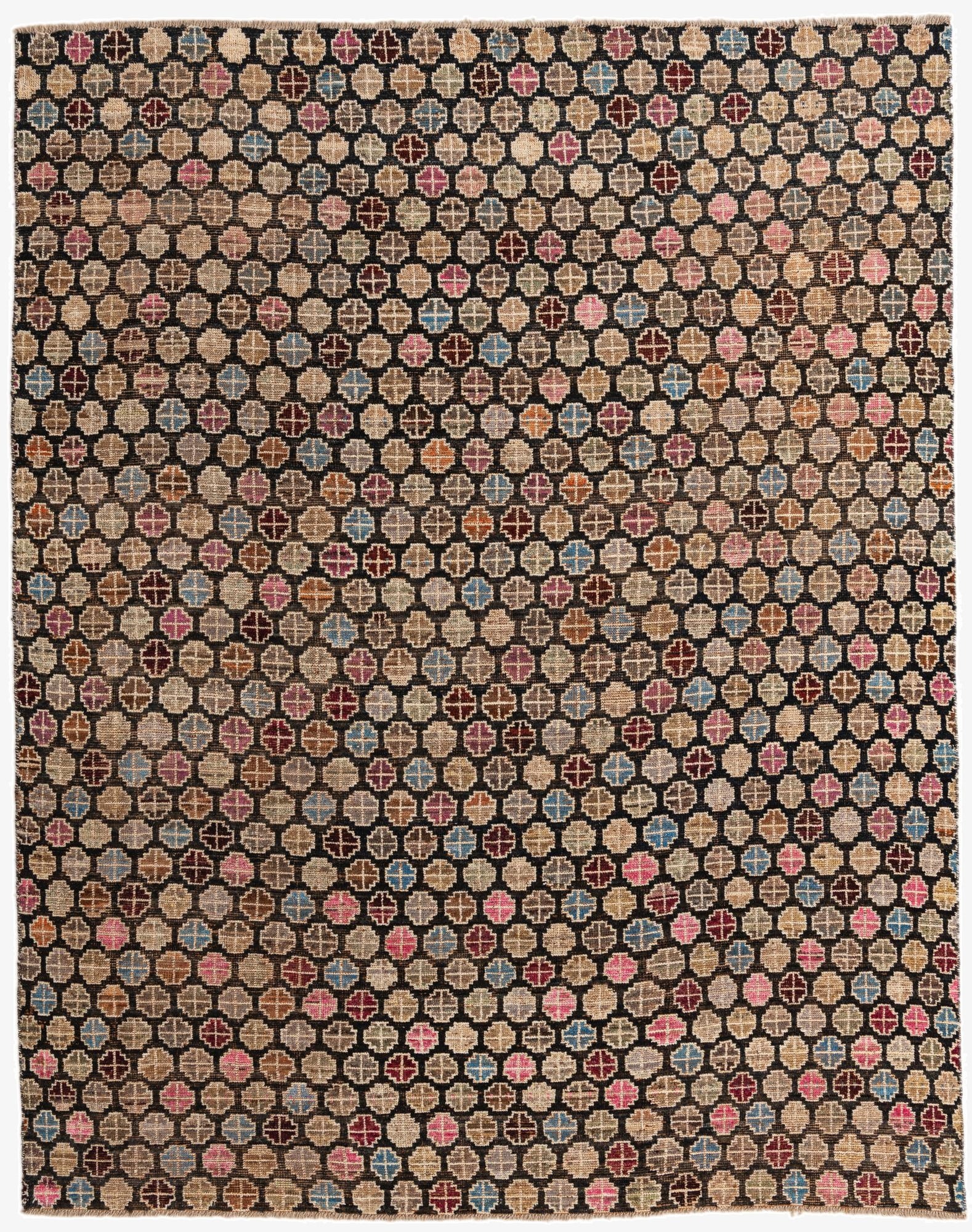 8' x 9' 10  Hand Knotted Darya Wool Rug