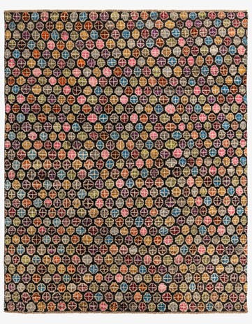 8' x 9' 10 Hand Knotted Darya Wool Rug