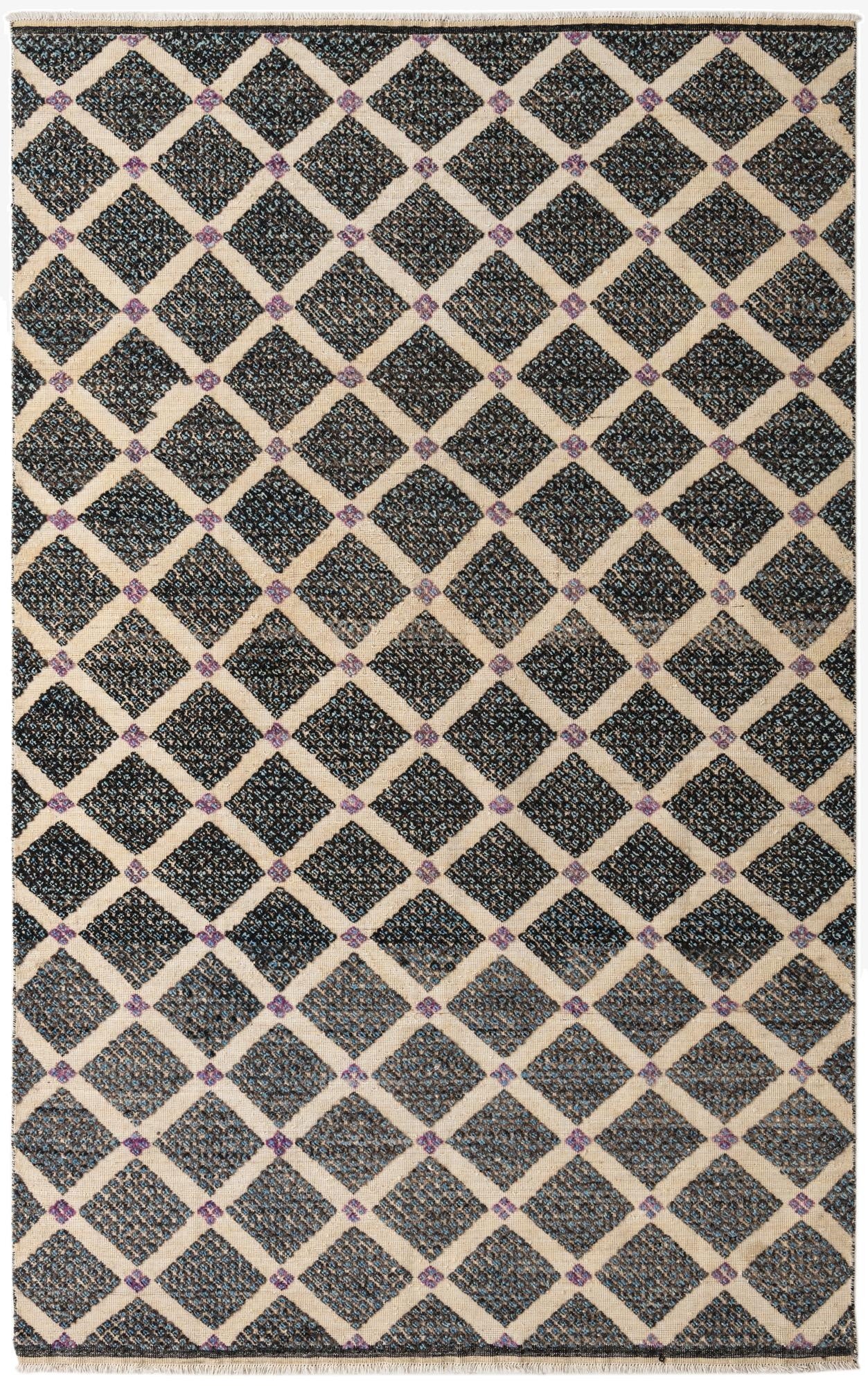 Primary image 6' 5 x 10' 2  Hand Knotted Darya Wool Rug
