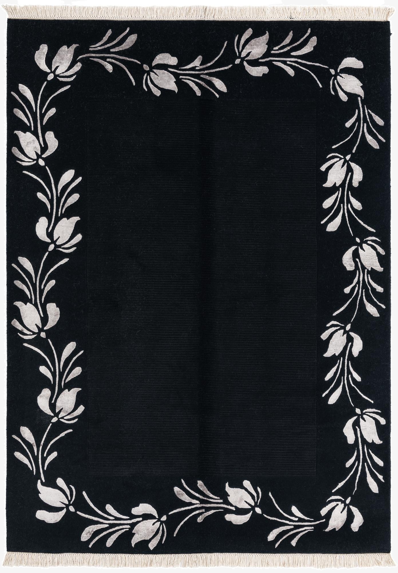 4' 11 x 6' 7  Hand Knotted Darya Wool Rug