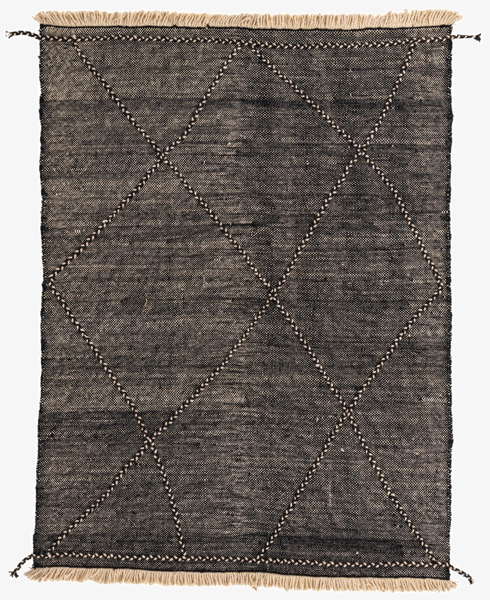 5' 10 x 9' 3  Hand Knotted Darya Wool Rug