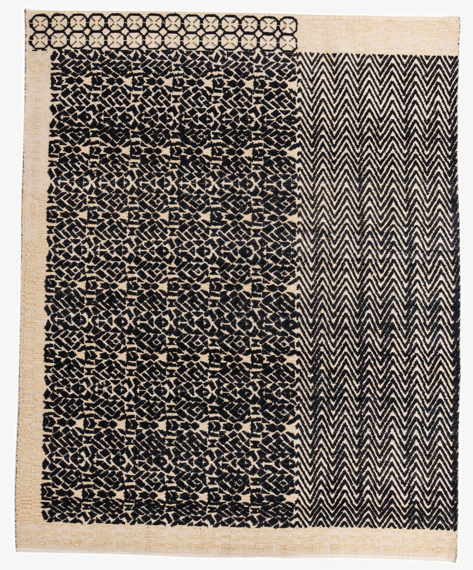 7' 10 x 9' 11  Hand Knotted Darya Wool Rug