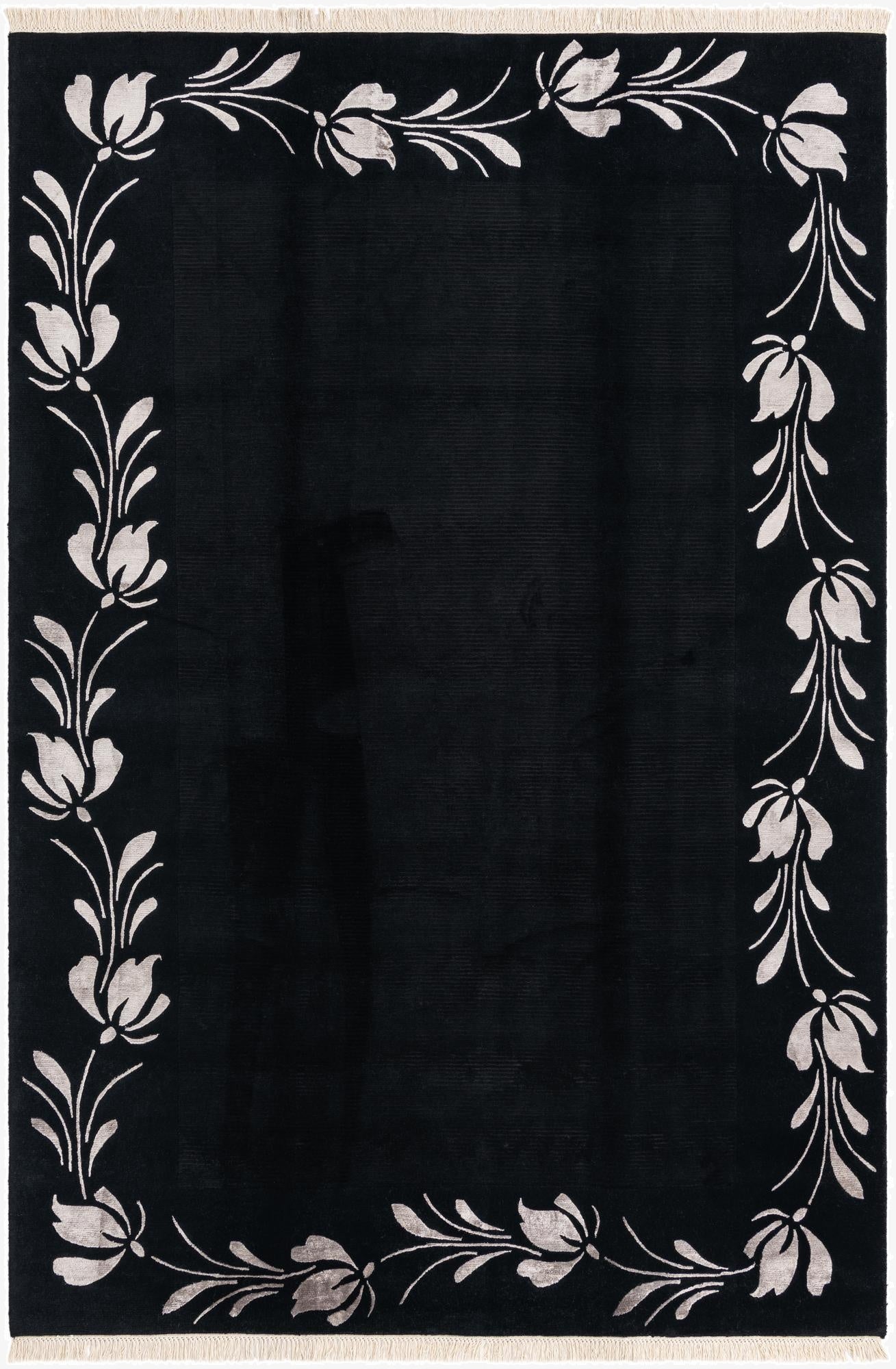 6' 7 x 9' 9  Hand Knotted Darya Wool Rug