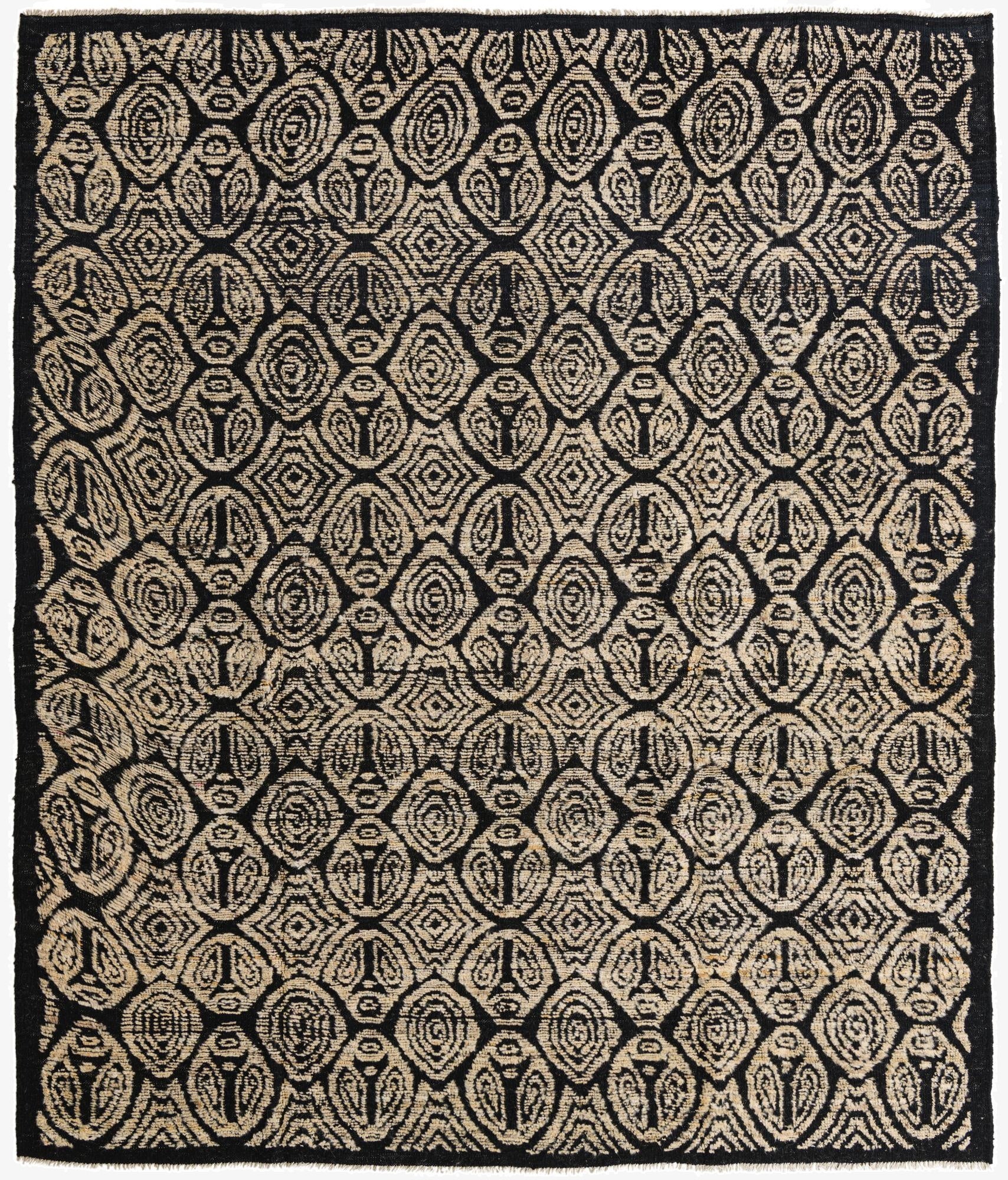 8' 9 x 10' 3  Hand Knotted Darya Wool Rug