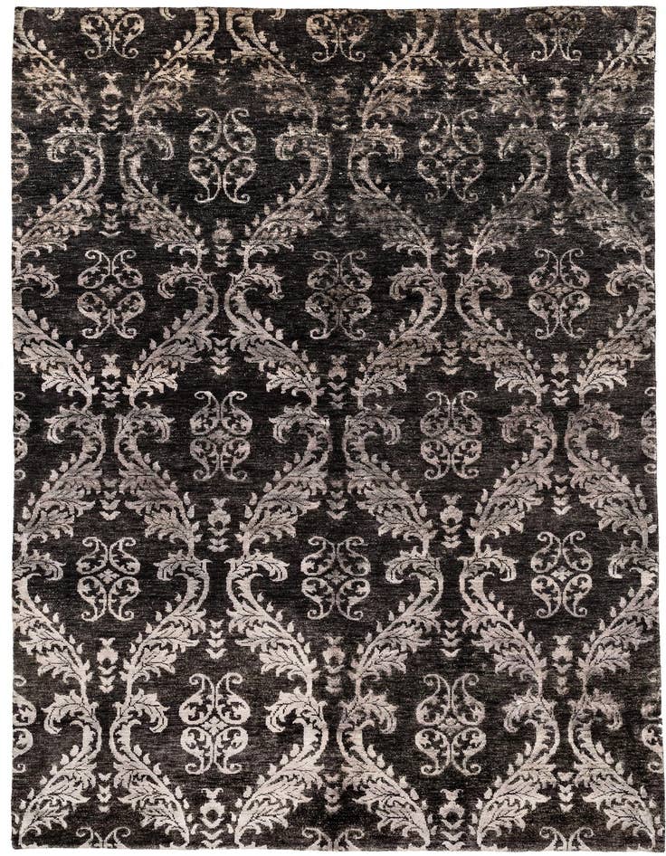 Detail image of 5' 7 x 8' Hand Knotted Gabbeh Rug