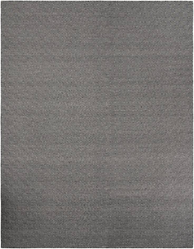 Detail image of 10' x 14' 1 Hand Woven Geo Trellis Flatweave Rug