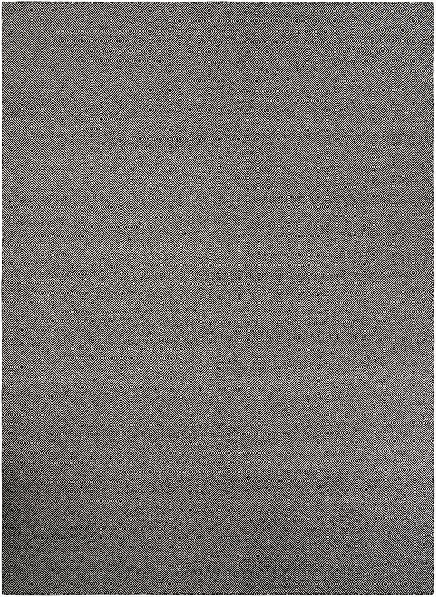 10' x 14' 1  Hand Woven Geo Trellis Flatweave Rug