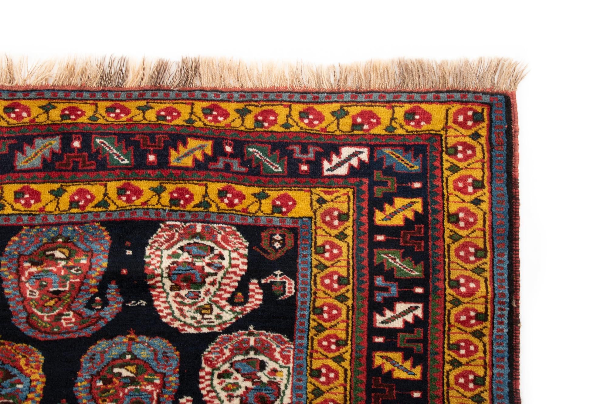 4' x 6' 6 Hand Knotted Ghashghai Persian Rug