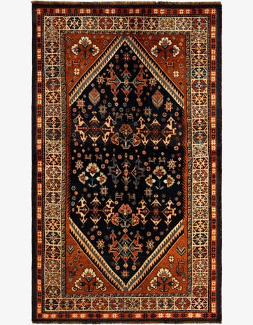 4' 10 x 8' 2 Ghashghai Wool Rug