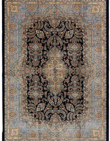 4' 4 x 6' 5 Ghom Design Rug