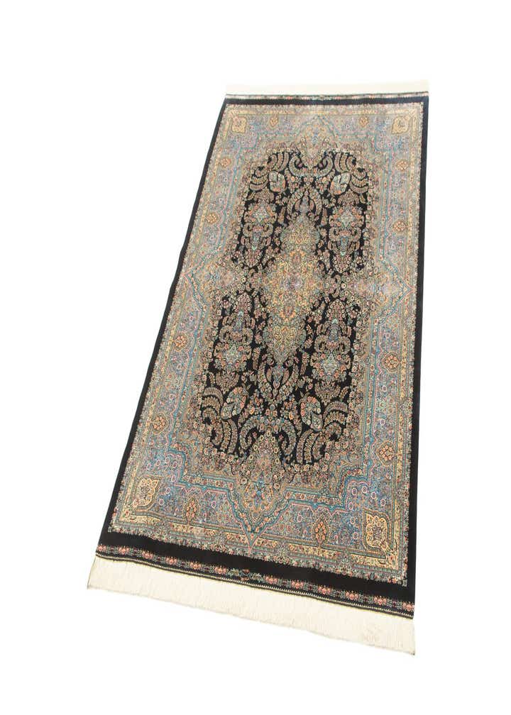 4' 4 x 6' 5 Ghom Design Rug