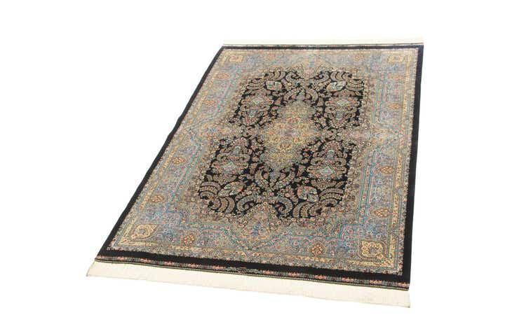 4' 4 x 6' 5 Ghom Design Rug