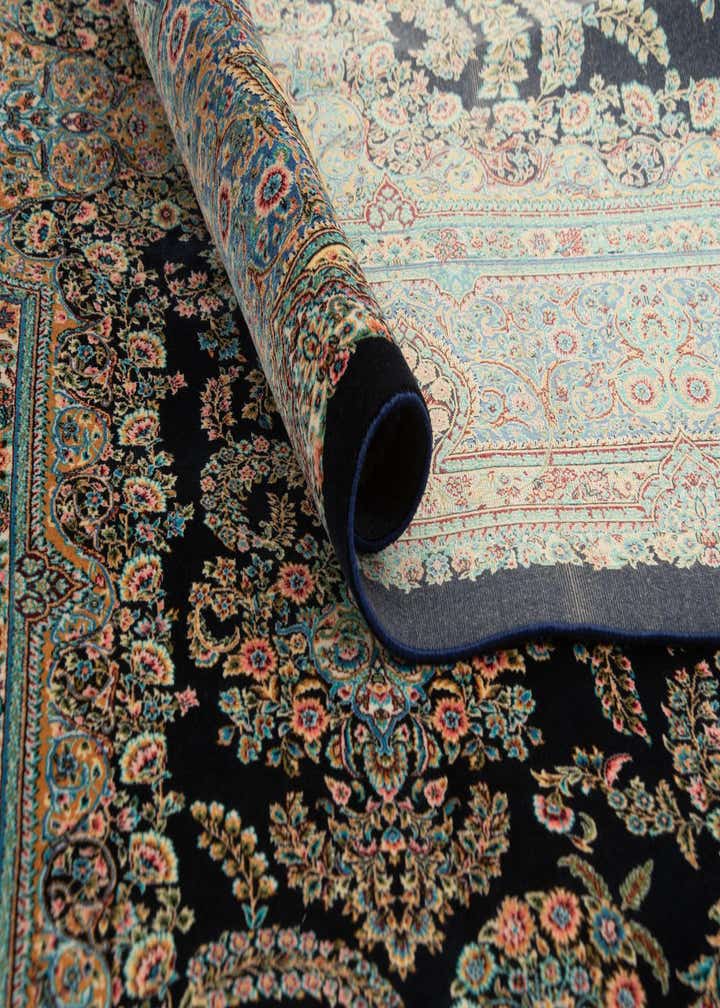 4' 4 x 6' 5 Ghom Design Rug