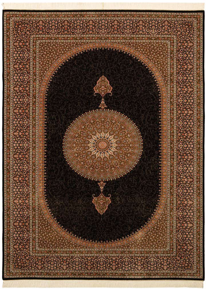 6' 6 x 9' 10 Ghom Design Rug