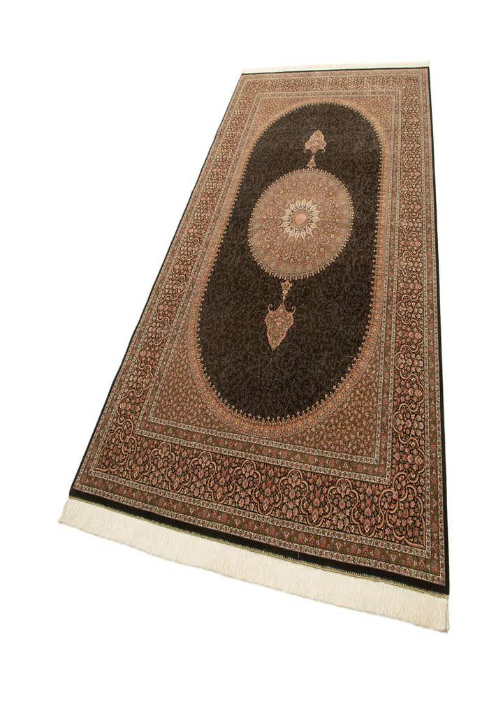 6' 6 x 9' 10 Ghom Design Rug
