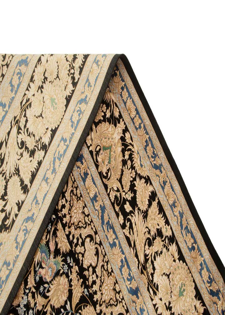 6' 9 x 10' Ghom Design Rug