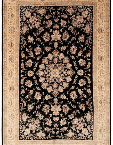 6' 3 x 9' 10 Ghom Design Rug
