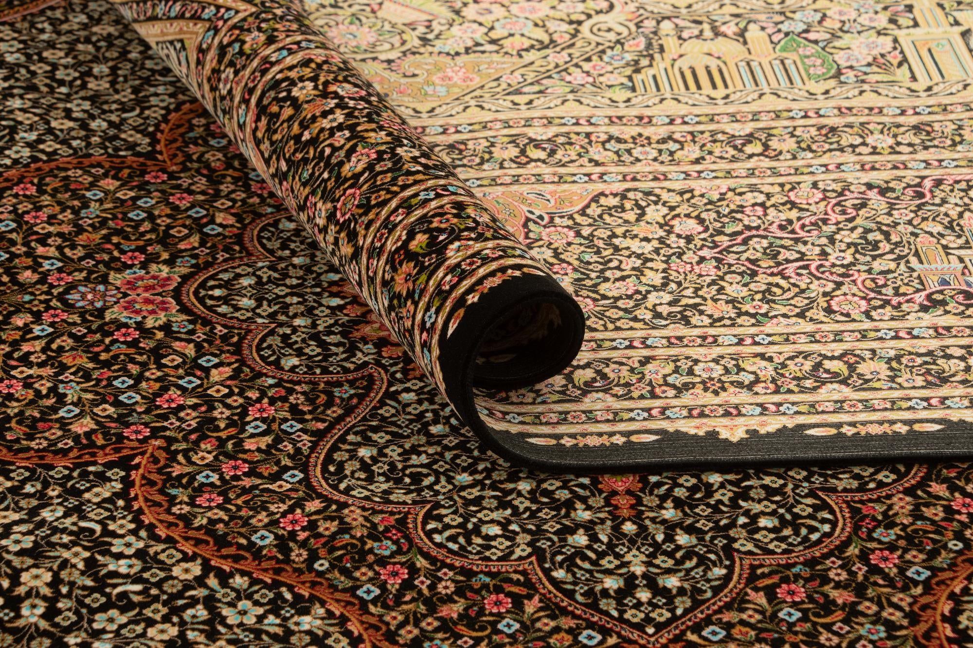 245cm x 345cm Ghom Design Alfombra