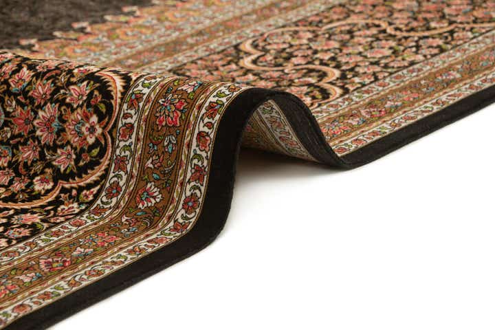 8' 1 x 11' 3 Ghom Design Rug