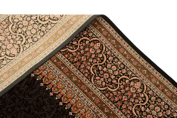 8' 1 x 11' 3 Ghom Design Rug