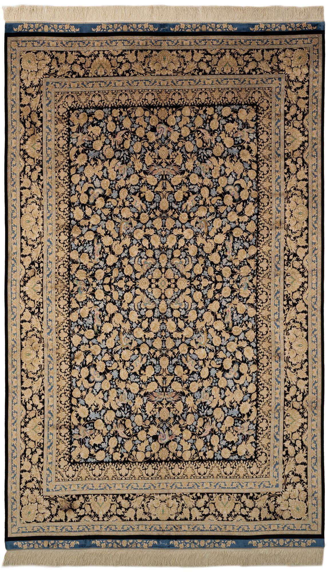 5' 8 x 9' 1 Ghom Design Rug