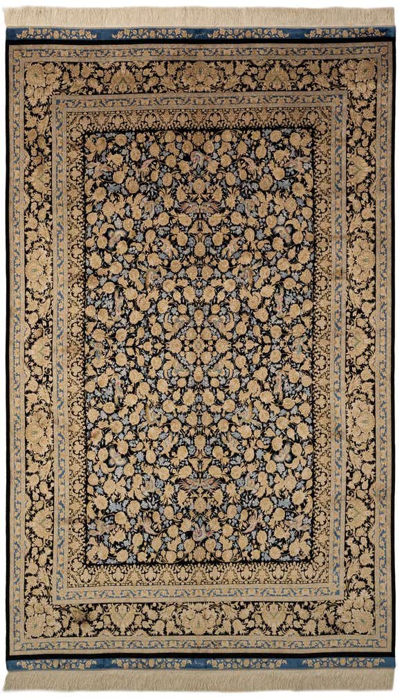 5' 8 x 9' 1 Ghom Design Rug