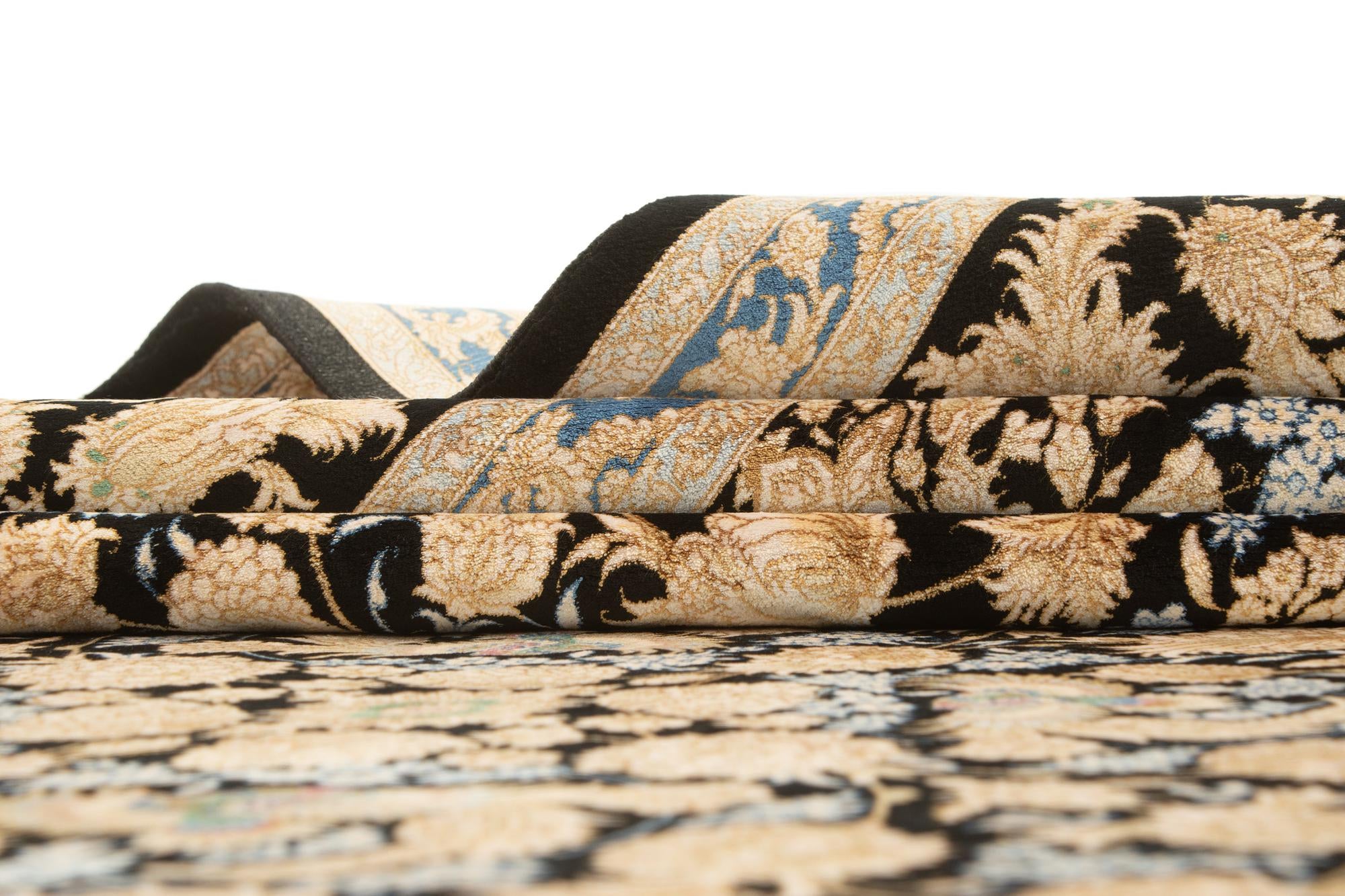 5' 8 x 9' 1 Ghom Design Rug
