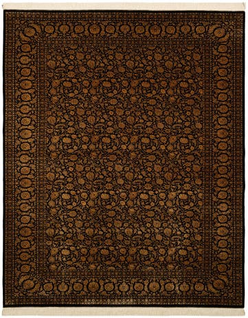 6' 5 x 9' 10 Ghom Design Rug