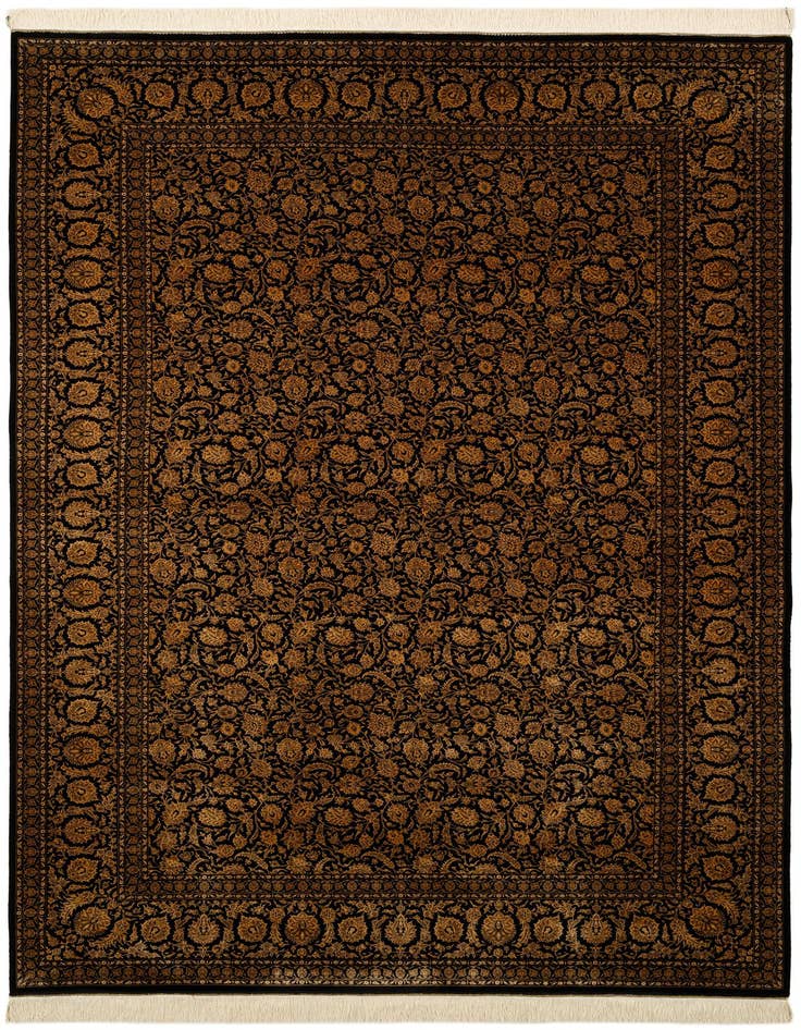 Detail image of 6' 5 x 9' 10 Ghom Design Rug