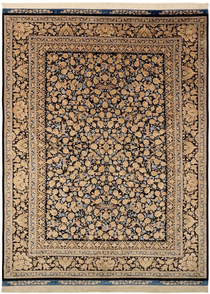 5' 8 x 9' 1 Ghom Design Rug