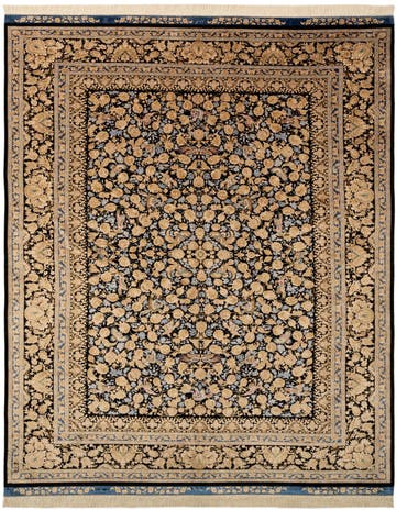 5' 8 x 9' 1 Ghom Design Rug