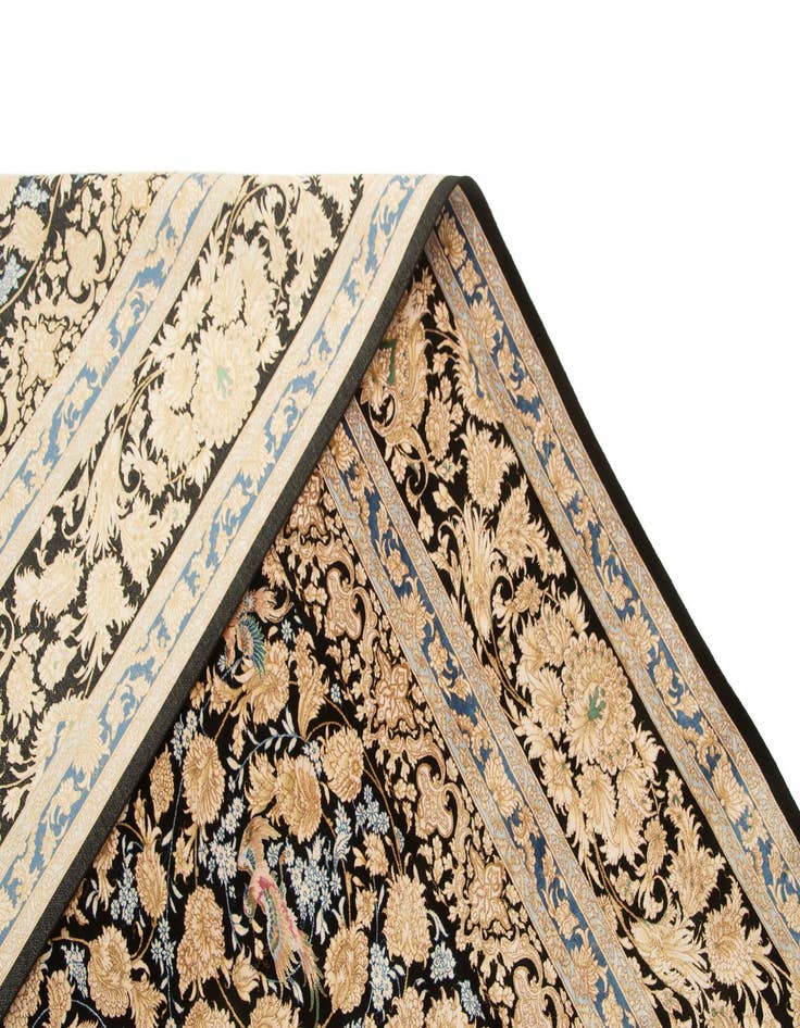 Detail image of 5' 8 x 9' 1 Ghom Design Rug