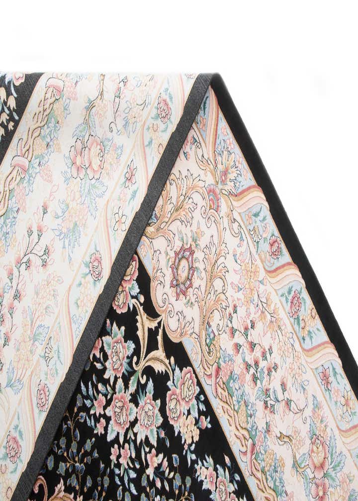 5' 11 x 9' 2 Ghom Design Rug