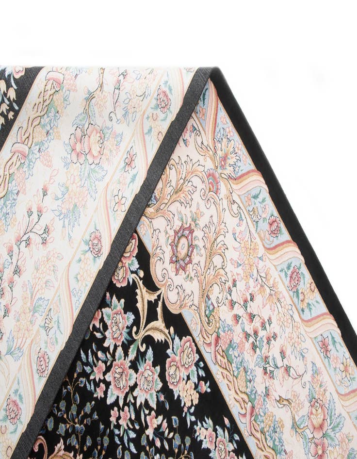 Detail image of 5' 11 x 9' 2 Ghom Design Rug