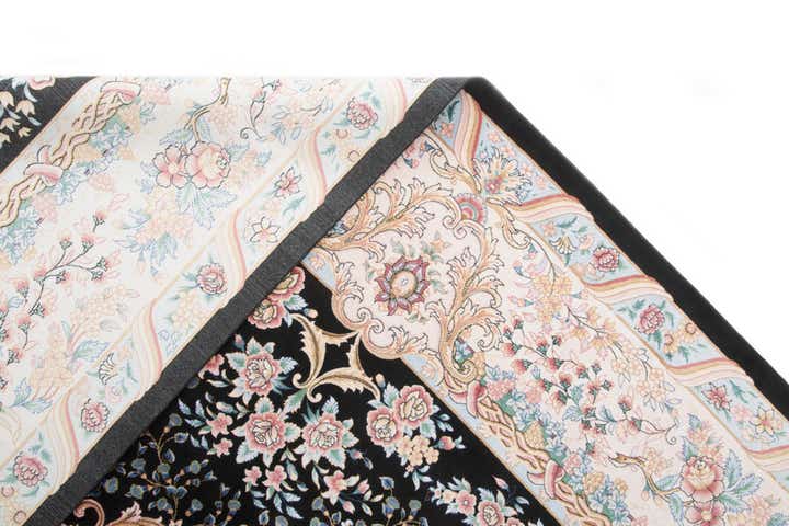 5' 11 x 9' 2 Ghom Design Rug