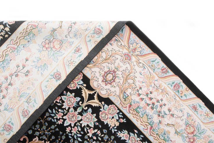 Detail image of 5' 11 x 9' 2 Ghom Design Rug