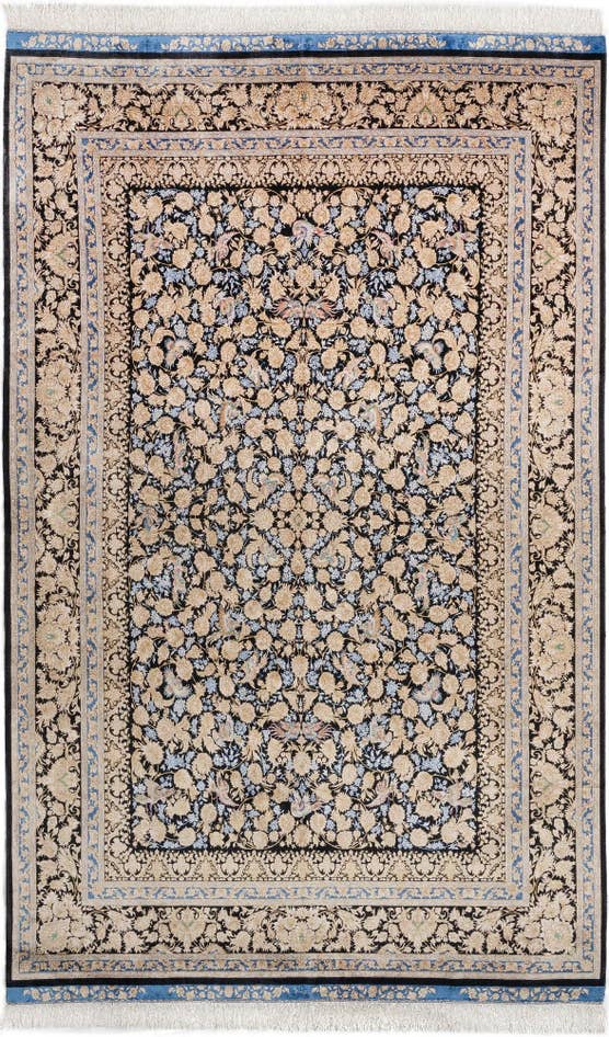 Detail image of 5' 11 x 9' 2 Ghom Design Rug