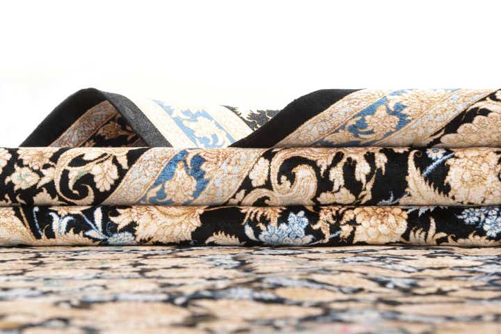 5' 11 x 9' 2 Ghom Design Rug