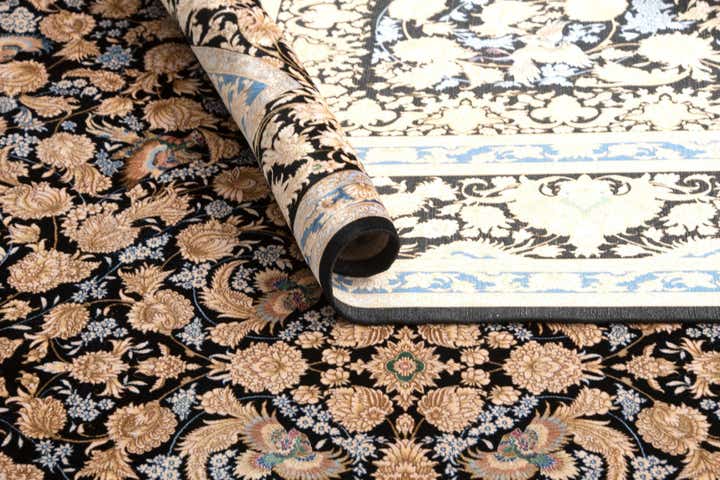 5' 11 x 9' 2 Ghom Design Rug